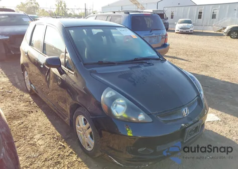 2008 Honda Fit Sport из США, поврежденный, VIN JHMGD37678S010800